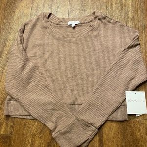 Beyond Yoga In Line Super Cropped Pullover